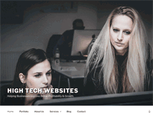 Tablet Screenshot of hightechweb.com